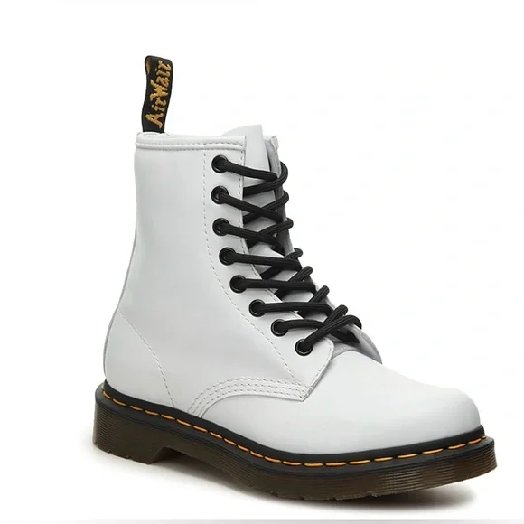 Dr. Martens WILLIS レザー 白色 Dr.Martens ドクターマーチン WILLIS SMOOTH 3ホールレザー
